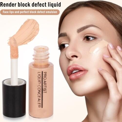 Liquid Concealer Stick Dark Circle Scars Acne Spots Fine Lines Cover Smooth Makeup Face Eyes Cosmetic Foundation Concealer Cream