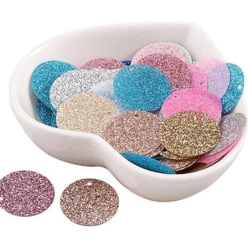 120Pcs 2cm Paillettes Golden Onion Powder Bulk Sequins Dress Bag Shoes DIY Birthday Party Christmas Sequins Ornaments Round