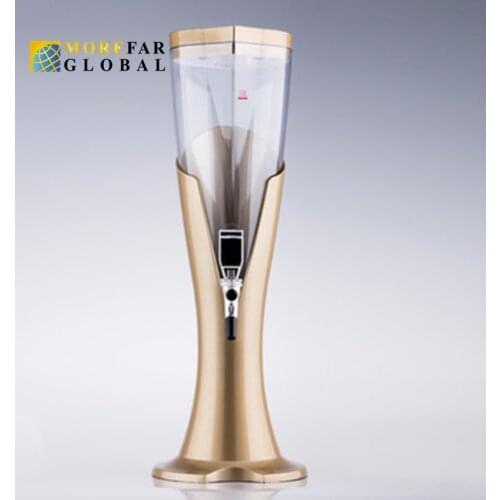4 Pcs/lot 1.5L Beer Tower Cocktail Dispenser Pre-adjusted Wine Set Illuminated Wine Barrel Fruit Barrel