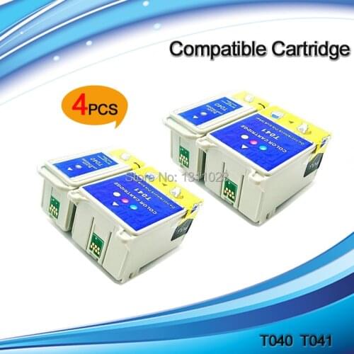 INK WAY T040 T041 Compatible Ink Cartridges,Stylus C62 CX3200 inkjet printer cartridge,2 sets,4PCS, free shipping
