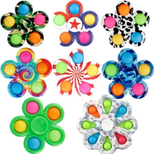 5 Sides Custom Pop Het Fidget Toys Spinner Fidget Speelgoed Anti-Stress Accessoires Autisme Angst En Stress Fidget Voor Angst
