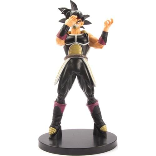 Dragon Ball Z Figure Anime Action Figurine Cartoon DXF Goku Dad Burdock Super Saiyan Hand Made Model 21cm ABS Toys For Children