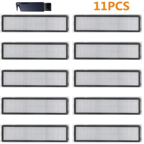 10PCS Washable Hepa Filter Accessories for TROUVER Robot Finder RLS3 Robotic Vacuum Cleaner Parts Kits Replacements Sweeper