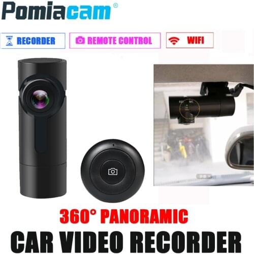 G6 Smart WiFi DVR 360 Degree Wireless Car Dash Cam 1080P Full HD Night Version Driving Recorder free DHL shipping