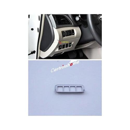Interior Rearview Mirror Switch Cover Trim 1pcs For Nissan Sentra Sylphy 2016