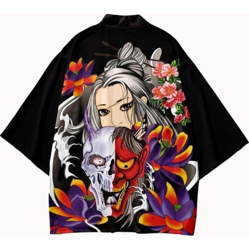 Japanese outfits kimono cardigan women yukata female Chinese kimono harajuku kawaii clothing blouse shirt haori obi FF2060