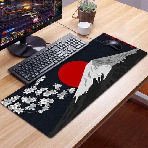 Cherry Blossoms Gaming Mouse Mats Xxl Mouse Pad Big Mousepad Keyboards Computer Peripherals Flower Mausepad Deskmats Play Mat