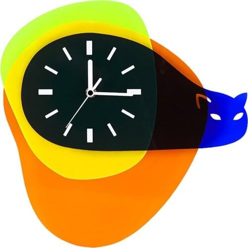 Wall Clock Living Room Nordic Minimalist Clocks Simple Installation Color Creative Fashion Home Decoration Light Luxury