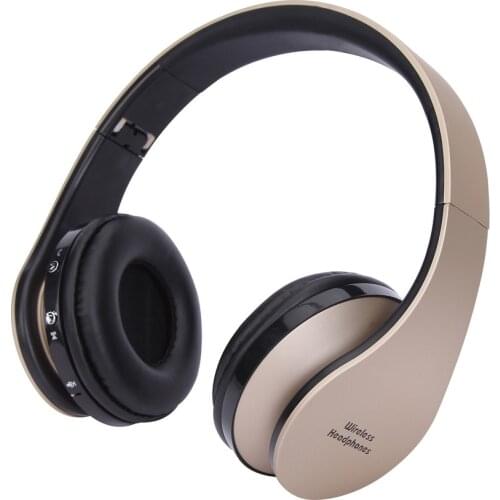 Headphone Stereo Wireless Bluetooth 3.0+ EDR Headphones Digital 4 in 1 Headset & Wired Earphone with Mic MicroSD/TF FM Radio