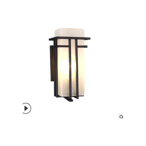 LED wholesale simple European outdoor wall lamp waterproof outdoor balcony wall garden corridor courtyard wall lamp