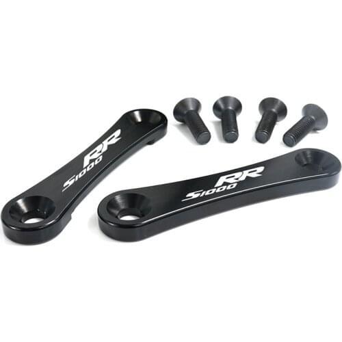 Fit For BMW S1000RR 2009-2018 S1000R 2014-2020 CNC Billet Aluminum Rear Passenger Peg Holes Cover Footpeg Block Off Plates