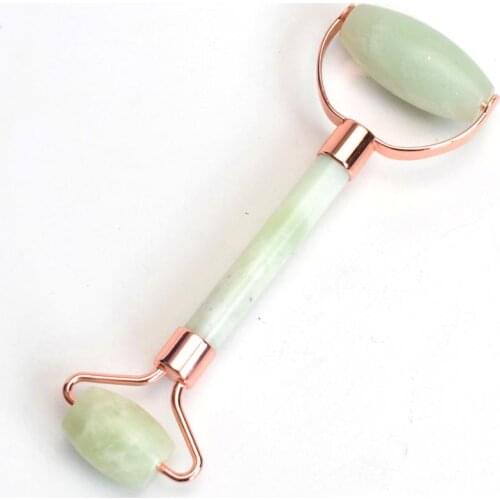 Natural Chakra Jade Massage Stone Carved Reiki Crystal Healing Gua Sha Beauty Roller Facial Massor Stick