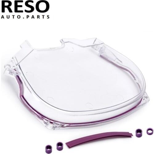 RESO-- Timing Belt Cover Clear Cam Gear Cover Turbo Cam Pulley For 96-05 Mitsubishi Evolution Lancer EVO4-8 4G63