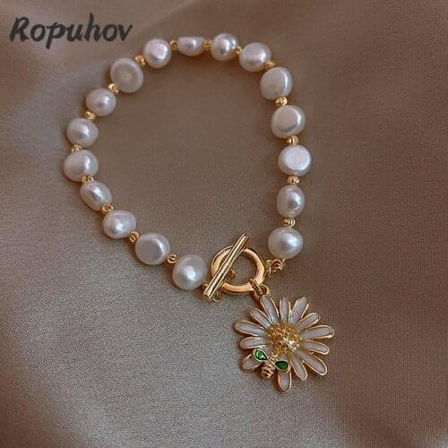 Ropuhov 2021 New Jewelry for Woman Gift Korean Fashion Anime Charm Pearl Braceletspandora Indian Set Valentines Wholesale