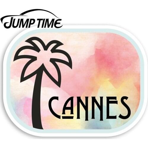 Jump Time for Pretty Cannes Vinyl Stickers France Fun Sticker Laptop Luggage Truck Window Bumper Decal Waterproof Accessories