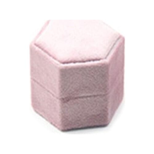 Vintage Velvet Ring Box Double Slots Wedding Supplies Amazing Shooting Props Dropshipping