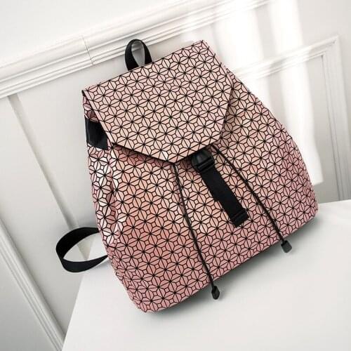 Womens 2021 new womens backpack urban simple trend lattice bag womens backpack creativity backpacks for women backpack