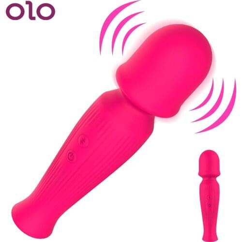 10 Modes Strong Vibrating Vibrator For Clitoris Vagina Nipples Magic Wand Stick Vibrators Female Masturbator Sex Toys for Women