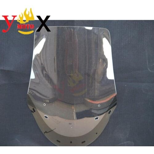 4MM Scooter Motorcycle Clear Windshield Windscreen Deflector Airflow For Suzuki Skywave Burgmab AN650