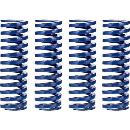 4 Pcs CR-10 Upgraded Hotbed Flat Bed Springs Blue For Creality Ender-3 Ender 3 Pro CR-10S Pro CR-X 3D Printer Accessory