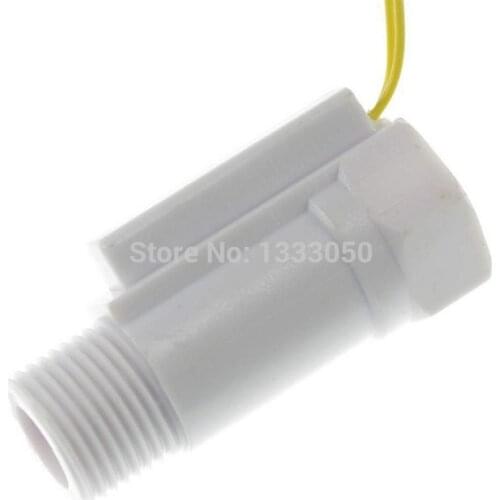 Free Shipping 1PCS 1/2" BSP Male and Female Port RO water Plastic water flow sensor switch