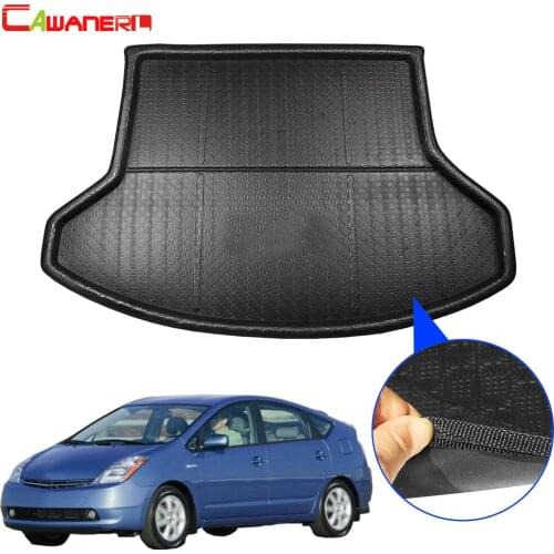 Cawanerl Car Rear Boot Tray Liner Trunk Mat Floor Cargo Mud Luggage Carpet Protector Pad Accessories For Toyota Prius 2008-2012