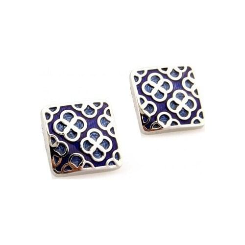 Flower Enamel Cufflink Cuff Link 15 Pairs Wholesale Free Shipping