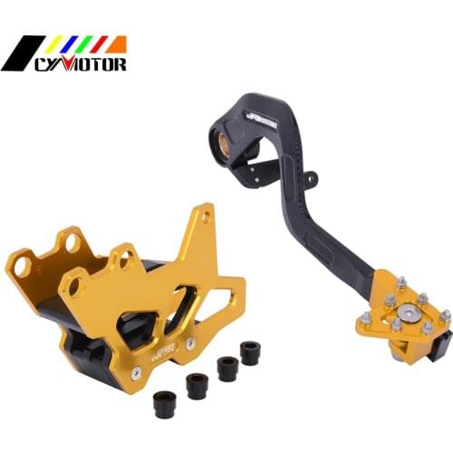For Suzuki DRZ400 DRZ400E DRZ400S DRZ400SM DRZ 400S 400E 400SM DR400Z Motorcycle Foot Brake Pedal Chain Guard Guide 2000-2019
