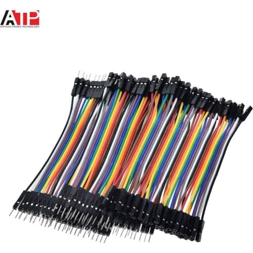 Dupont Line 120pcs 10CM 40Pin Male to Male + Male to Female and Female to Female Jumper Wire Dupont Cable for Arduino DIY KIT