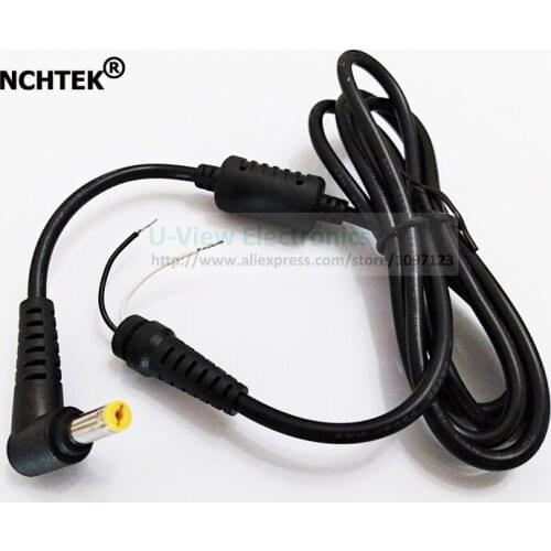 NCHTEK 90 Degree Angled DC 5.5x1.7mm Male Cable With Magnetic Ring Filter For Acer Laptop About 1.2M/Free Shipping/1PCS