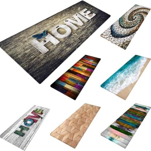 Fuwatacchi Non-Slip PVC Carpet Bedroom Hallway Home Kids Bathroom Rug Water Absorbent Floor Pats Multi Color Decorative Doormats