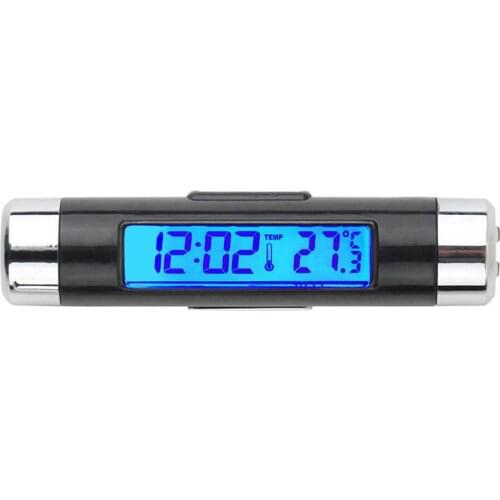 Backlight Car Clock Thermometer Calendar Automotive Digital Kits Outlet