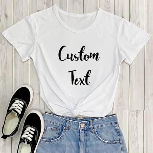 Custom Shirts Custom Text Shirt Shirts Summer Casual O-Neck Funny T Shirt TX5877