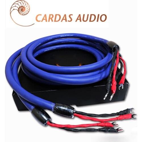 Yter Clear Light Speaker Cable audio speaker cable with Rhodium plated Y spade connector