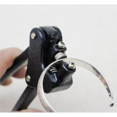 Punch Hand Plier with a Stamp punch Set for Silver Gold Ring Bracelet