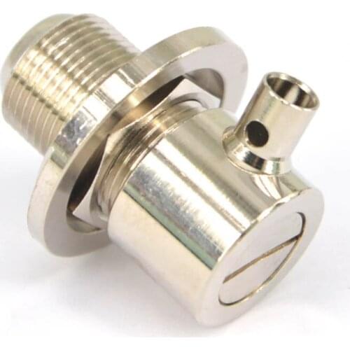 UHF Adapter Female SO239 Connector Clamp Plug RF Connector for RG58 Cable RF Coaxial Coax Adapter