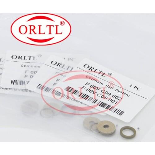 ORLTL 1.34mm F 00V C99 002 Diesel Fuel Injector Sealing Rings Steel Ball Diameter ,F00VC05001 For 0445120 Series