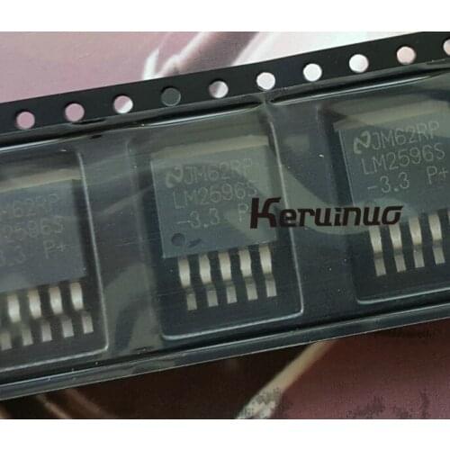 50pcs/Lot LM2596S-3.3 LM2596 LM2596S REG BUCK 3.3V 3A TO263-5