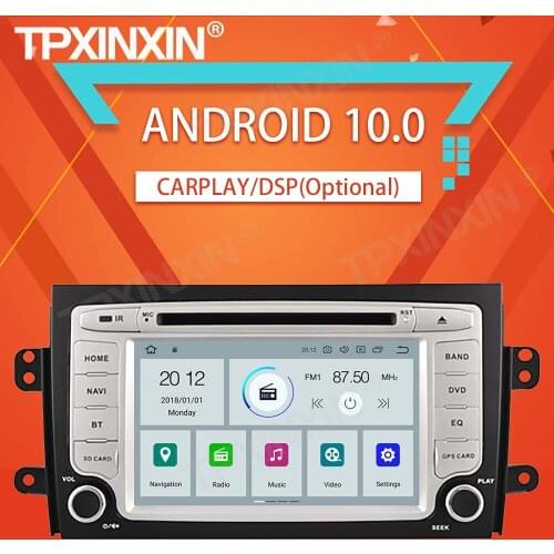 4+64G For Suzuki SX4 2006-2010 Android10.0 Car Stereo Tape Recorder Multimedia Audio Video Player GPS Navigation HeadUnit