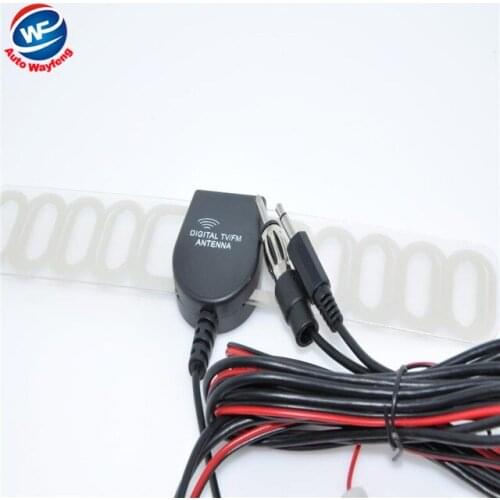 Free shipping Car DVD NAVI Auto Analog TV Radio FM AM Antenna for GPS DVBT TMC Navigation 2Din DC3.5+Fm connecter