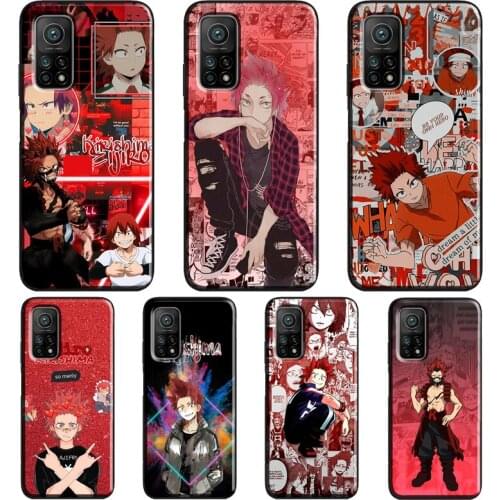 Eijiro Kirishima Hero Academia Case For Xiaomi Mi 11 Ultra 9 10 Lite Mi 10T Pro Note 10 Lite Cover For POCO X3 Pro M3 F3