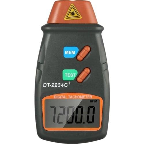 Digital Laser Photo Tachometer Non Contact RPM Tach Digital Laser Tachometer Speedometer Speed Gauge Engine Dropship
