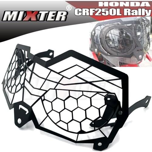 Motorcycle Headlight Headlamp Grille Guard Cover Protector Decorative Fits For HONDA CRF250L CRF 250 L 250L Rally ABS 2017-2019