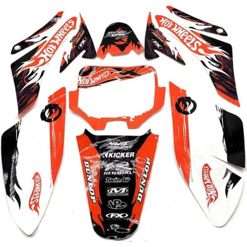 CRF 70 GRAPHICS KIT CRF70 DECO DECALS STICKERS DIRT PIT BIKE SENGE Motocross Kayo BSE Use