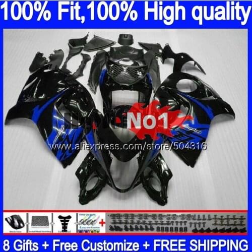Injection For SUZUKI GSXR-1300 GSXR 1300 Hayabusa 30MC.70 Black Blue GSXR1300 2008 2013 2014 2015 2016 08 13 14 15 16 Fairing
