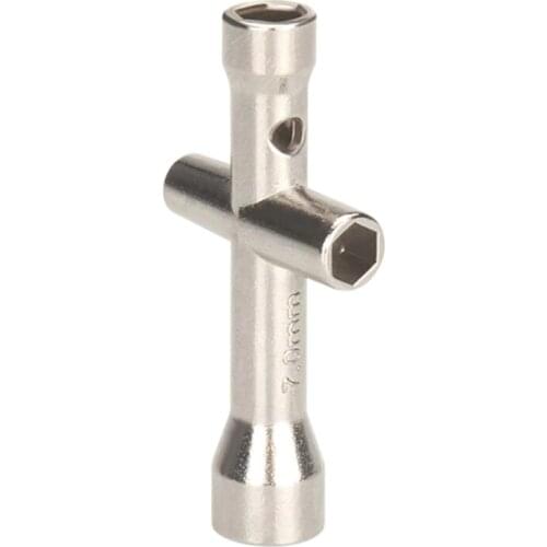 C1FB Cross Wrench Sleeve E3D Nozzle Mini Spanner Cast Iron Mini M2 M2.5 M3 M4 Screw Nut Hexagonal Cross Wrench Sleeve