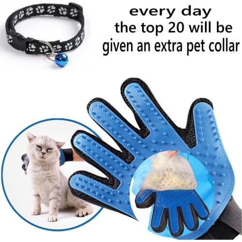 Cat Grooming Glove mascot Pet Hair glove Removal brush Mitts Deshedding Brush Combs Cat Dog Combs Supplies Bath Cleaning Massage