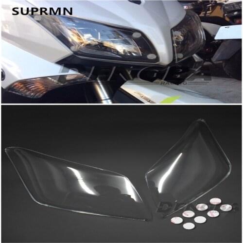 Suitable for Yamaha TMAX-530 TMAX530 15-16 modified headlight protection patch protective cover lamp shell