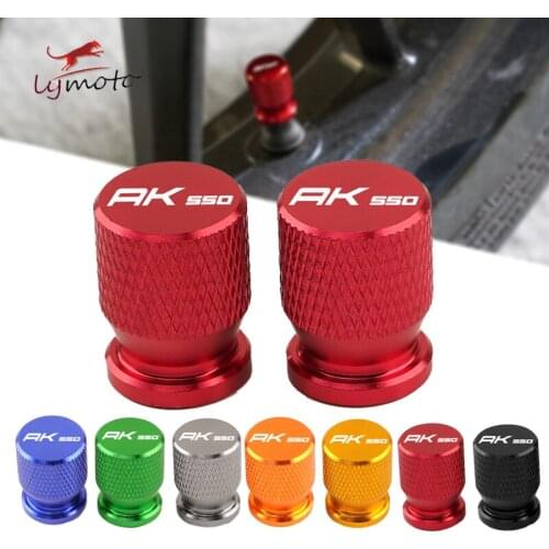 For KYMCO AK550 Ak 550 2017-2019 2018 2020 New Design Universal Motorcycle CNC Aluminum Accessories Tire Wheel Valve Caps Cover