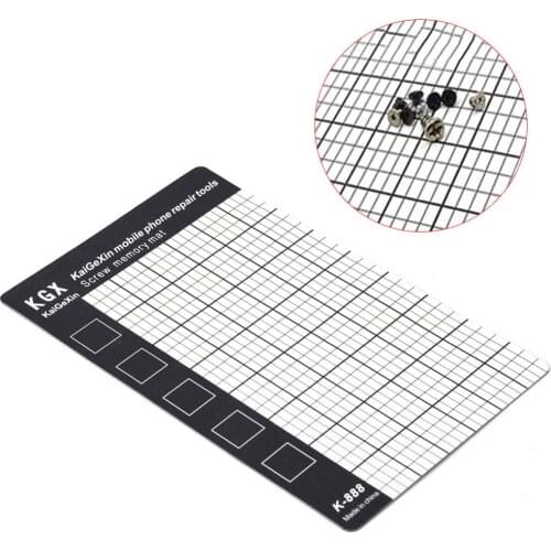 1 pcs Universal Magnetic Screw Mat Memory Chart Work Pad Mobile Phone Dismantlement Repair Tool Maintenance Platform Desk Mat